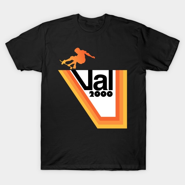 Val2000 Skateboards T-Shirt by bobacks